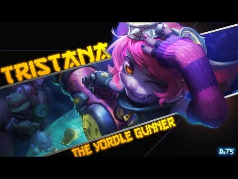 League of Legends TRISTANA KITING LEVEL 10000