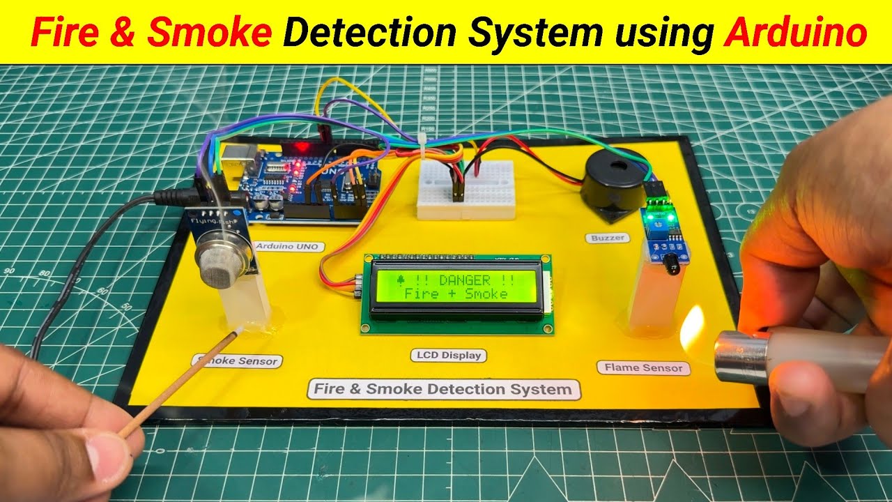 How to make Fire and Smoke Detection System using Arduino || Best Award Winning Project 