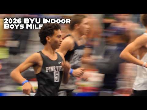 2026 BYU Indoor Invitational | Boys Mile
