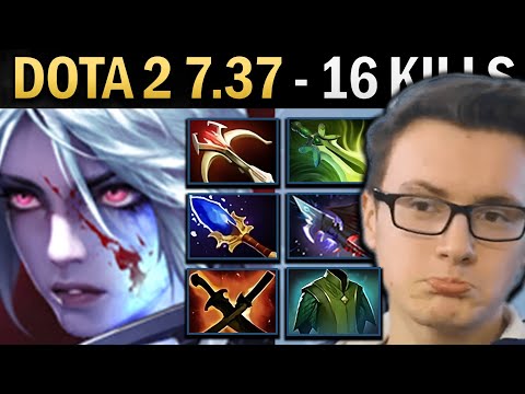 Drow Ranger Gameplay Miracle with 16 Kills and Daedalus - TI14