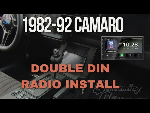 1982-92 Camaro Double DIN Radio Install