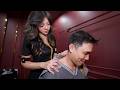 ASMR AMAZING King Luxury Barbershop Full Service Massage In Vietnam