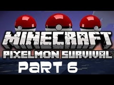 Let's Play Minecraft Pixelmon Part 6: Starters Everywhere