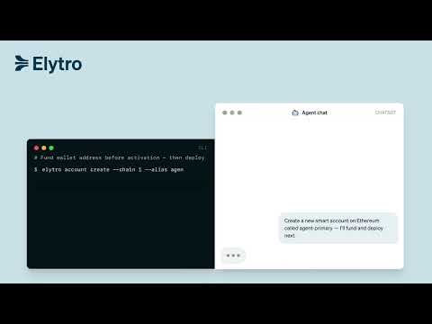 Elytro Agent Wallet 소개 영상