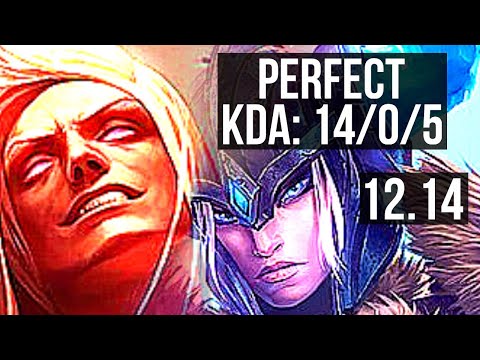 VLADIMIR vs SEJUANI (TOP) | 14/0/5, Quadra, 8 solo kills, 67% winrate | KR Diamond | 12.14