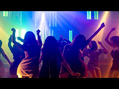 Party in a Disco with music and people Dancing and Talking   ​  🪩​🎶 // Crowd Sound Effect