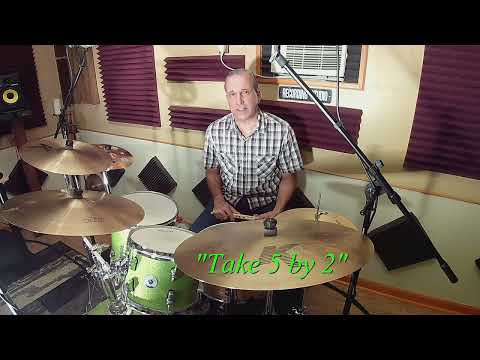 Drummer Todd Walker "Take 5 By 2"   (2-bar Triplet-Sixteenth Groove)