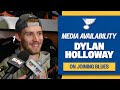 Dylan Holloway on joining the St. Louis Blues