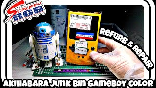 Akihabara Junk bin Gameboy Color refurb and repair