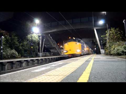Direct Rail Services 37605 + 37603, 6K73 Sellafield-Crewe, Winsford, 24/10/2016