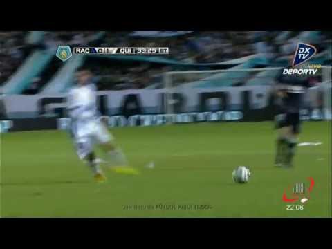 GOL DE GONZALO RIOS - RACING 0 QUILMES 1 - FECHA 14 - (26 04 2014)