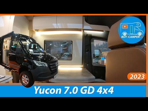 Campervan Tour | Yucon 7.0 GD 4x4 | 2023 | Four wheel Drive FWD | Mercedes | Caravansalon Dusseldorf