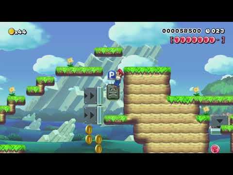 難しいかな?中級者向けの楽しめる100sスピードラン♥♡♥♡♥♡ by テレサ(∂ώ∂/) - Super Mario Maker - No Commentary 1bq