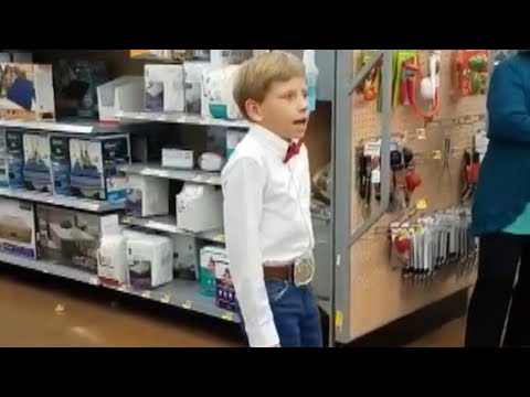 10-Year-Old Yodels Inside Walmart