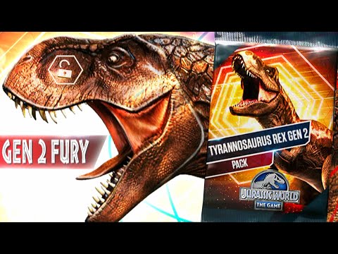 GEN 2 FURY UNLOCKED TYRANNOSAURUS REX GEN 2 | JURASSIC WORLD THE GAME