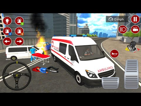 American Emergency Ambulance Van Driving Simulator - Android Gameplay