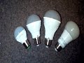 2W 5W 7W LED Light Bulb Comparison and Review