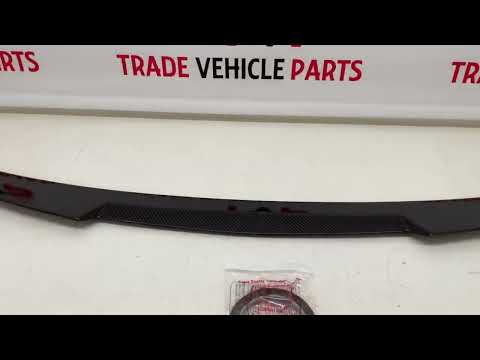 Fits BMW 4 Series F32 Coupe 2013-2020 Rear Trunk Boot Lip Spoiler Carbon Look video