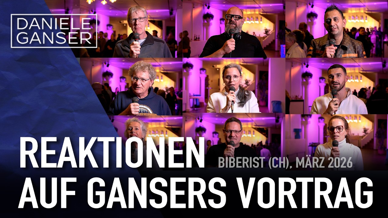 Reaktionen auf Gansers Vortrag