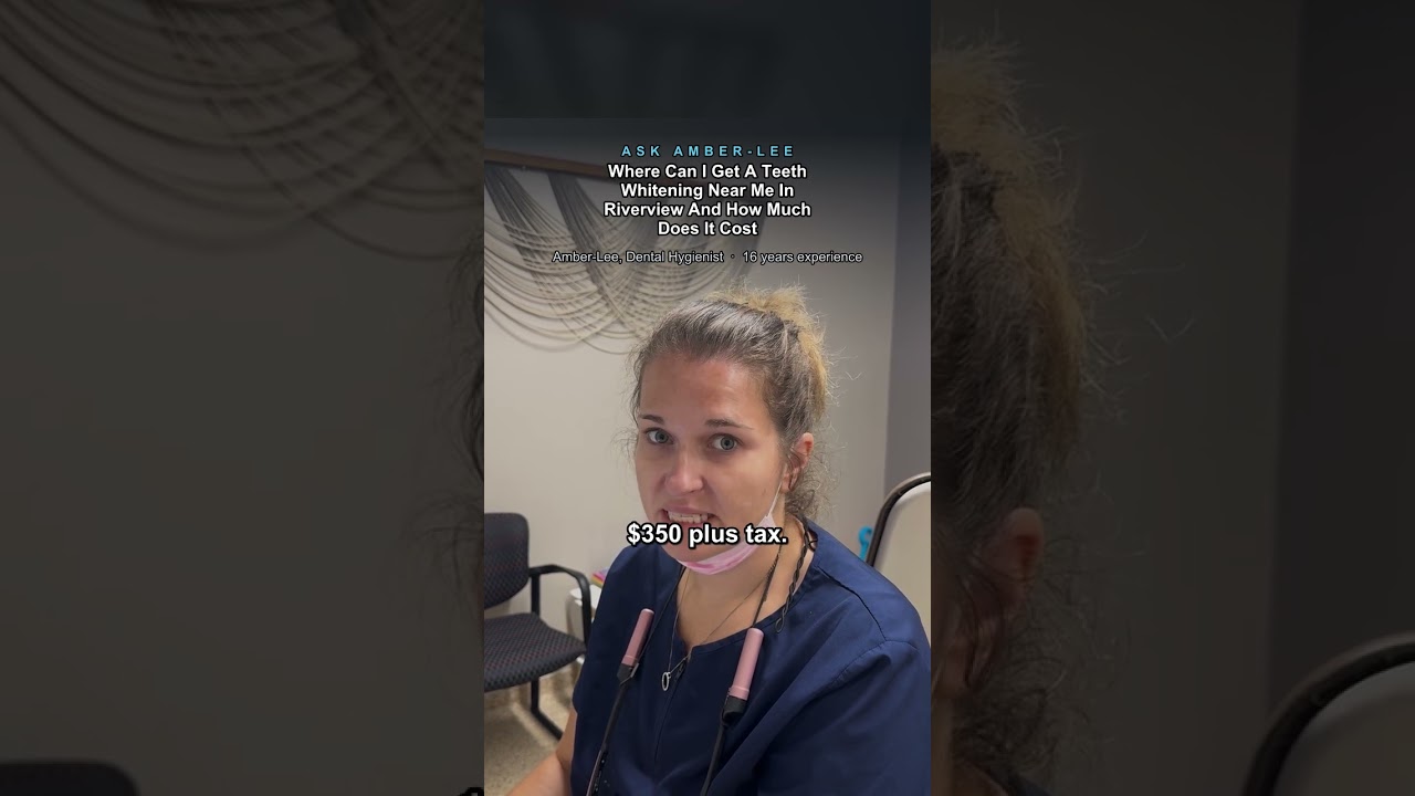 Amber-Lee, registered dental hygienist, explains where to get teeth whitening near Riverview NB and how much it costs at Bright White Dental Hygiene Clinic
