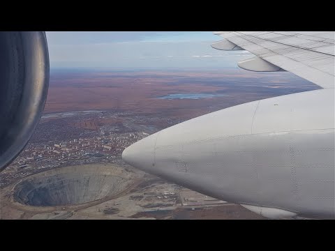 Alrosa Tu-154M RA-85684 'Izhma' Landing at Mirny, Sakha Republic