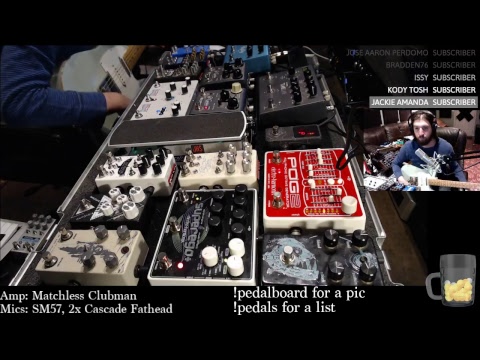 Chase Bliss DARK WORLD Pre-Stream + Pedalboard Demo — andy othling