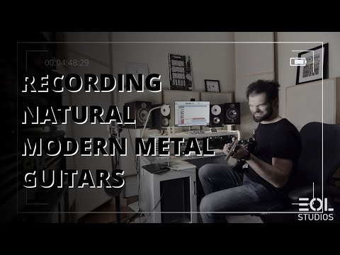 Recording Natural Modern Metal Guitars for The Overcoming Project - EOL Studios Documentary II