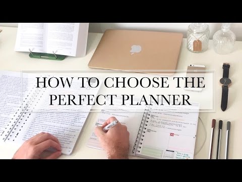 HOW TO CHOOSE THE PERFECT PLANNER - study tips Video