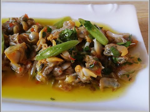 Berberechos en Vinagreta de Cítricos. Receta de Aprovechamiento