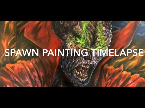 Spawn Painting By Juan Carlos Ruiz Jr