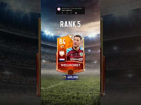 Top 5 Weghorst 🇳🇱 Card in fifa mobile 🤯🔥(your Favourite Card??) #fifamobile #fifa
