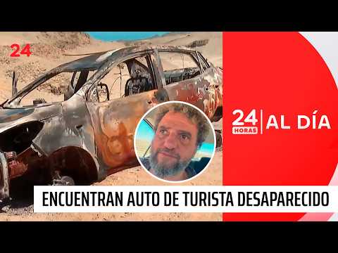 Quemado en el desierto: encuentran auto de turista turco desaparecido en Mejillones | 24 Horas