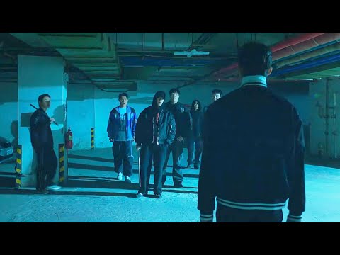 Baekjin VS Hyoman Parking Lot Fight Scene - Weak Hero Class 2