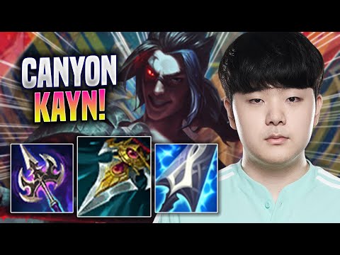 CANYON PERFECT GAME WITH KAYN! - DK Canyon Plays Kayn JUNGLE vs Kha'zix! | Season 2022