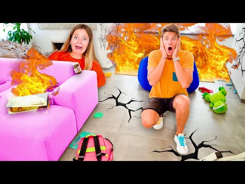 QUALCUNO HA DISTRUTTO LA NOSTRA CASA MENTRE ERAVAMO IN VACANZA!😱 Ninna e Matti