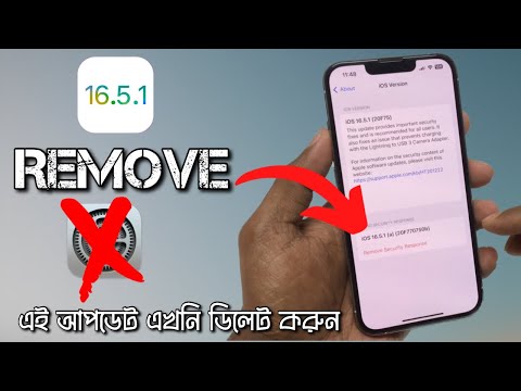 How to Remove iOS Rapid Security Response UPDATE