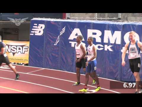 Boys 60m Heat 6 - New Balance Nationals Indoor 2013