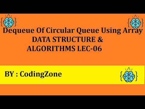 Dequeue Circular Queue Using Array Lec 06 Data Structure Algorithms Codingzone