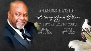 Homegoing Service for Anthony Jeron Pharr
