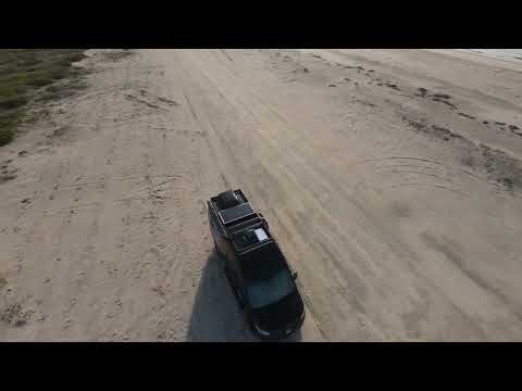 Drone Video on a Beach in New Orleans
