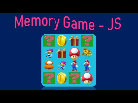 Memory Card Game Using Html Css Javascript Easy Project