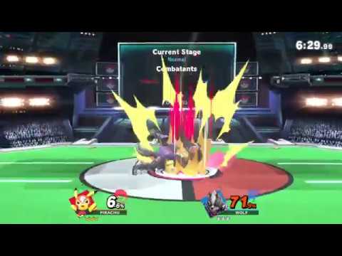 Super Smash Bros Ultimate, Atlas Community Tournament, WR1, J0ker(Wolf) VS RRivera(Pikachu)