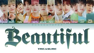 FULL VER TREASURE 트레저   Beautiful   Lyrics (