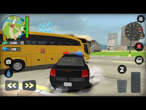 Go To Town 6: New 2021 #8 Driving To Home On Police Car - Huge Open City  - GTA 6 Android Gameplay