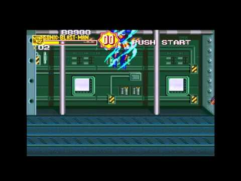 Sonic Blast Man Super Nintendo
