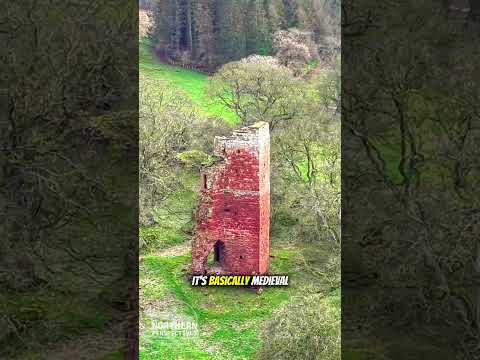 Title: Kirkoswald Castle - Towers and a Full Moat | Short Aerial