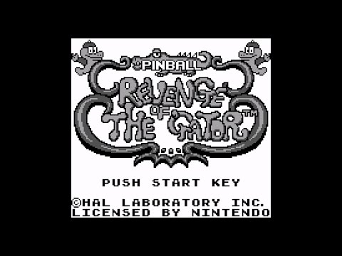 Pinball: Revenge of the 'Gator (Game Boy 60Hz) - Intro / Attract Mode
