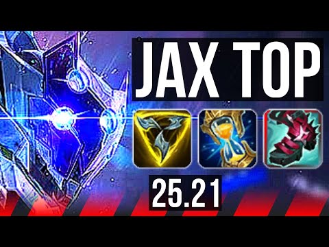 JAX vs AATROX (TOP) | 9 solo kills, Legendary, 14/2/2 | KR Master | 25.21