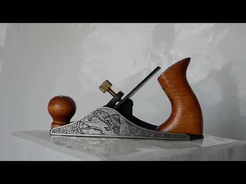 Рубанок с гравировкой/Hand plane with engraving by Mikhail Davydov
