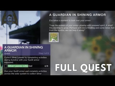 A Guardian In Shining Armor Full Quest | Destiny 2 Solstice (2023)